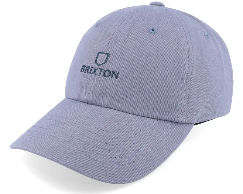 Brixton Alpha Cap Pacific Blue Vintage Wash Dad Cap online