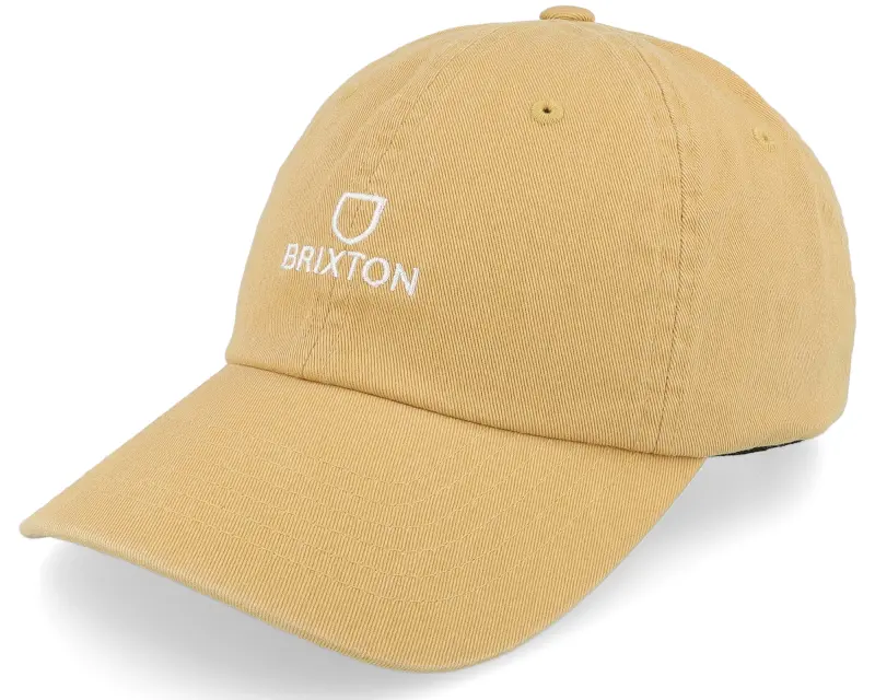 Brixton Alpha Golden Brown Vintage Wash Dad Cap online