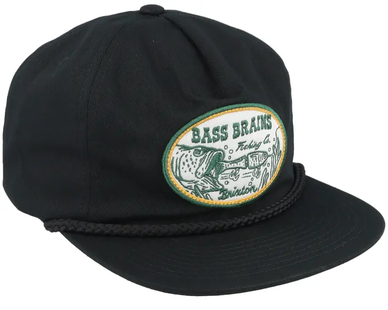 Brixton Bass Brains Swim Black Snapback online