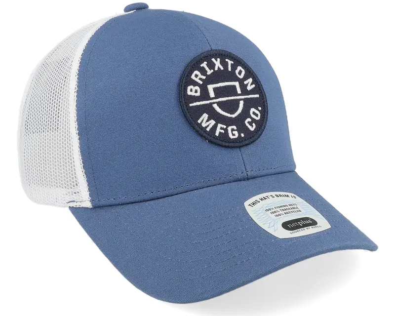 Brixton Crest X Mesh Cap Dark Denim/White A-Frame Trucker online