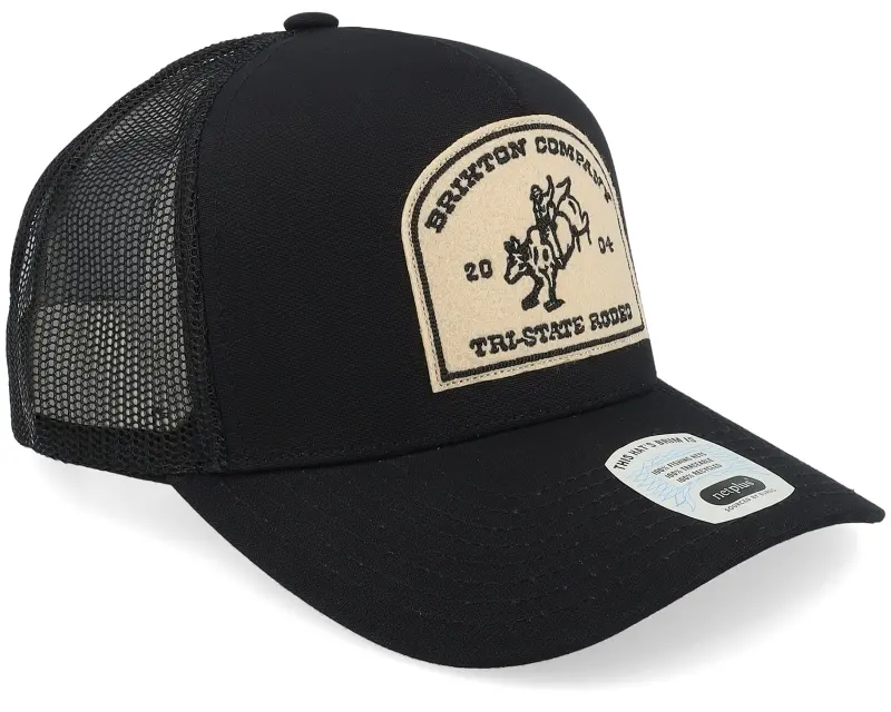 Brixton Danforth C Medium Profile Hat Black/Black A-Frame Trucker online