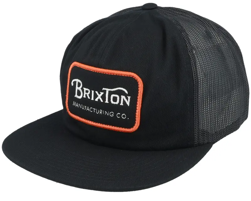 Brixton Grade Hat Black/Orange/White Trucker online