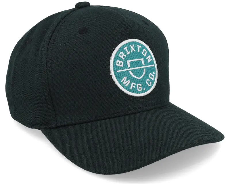 Brixton Hatstore Exclusive x Crest Curved Black/Silver Pine Adjustable online