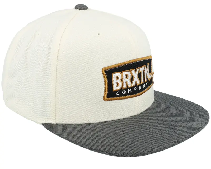 Brixton Lightning Medium Profile Off White/Charcoal Snapback online