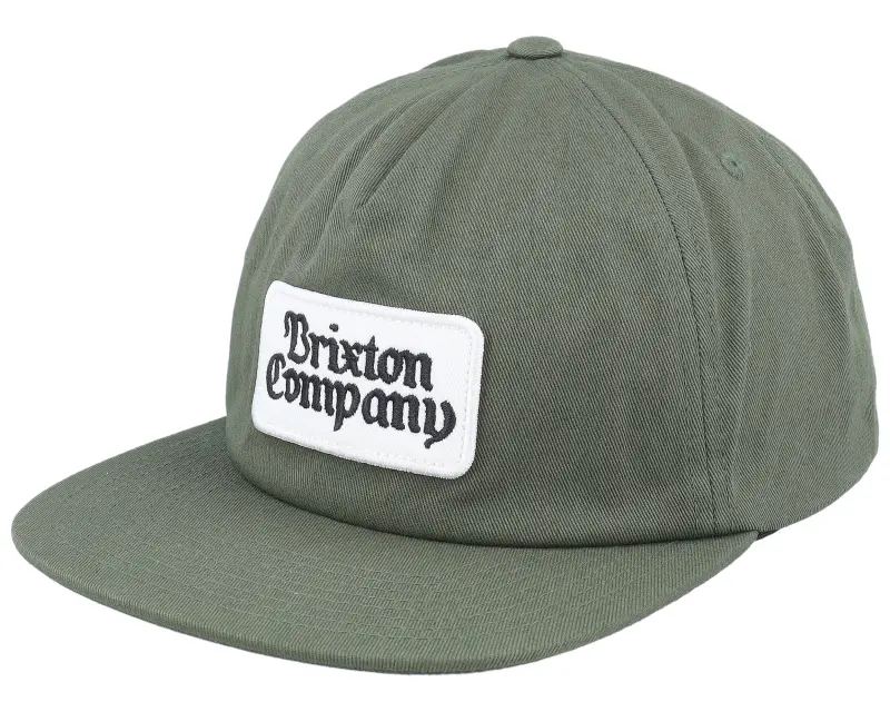 Brixton Norvell Dark Olive Snapback online