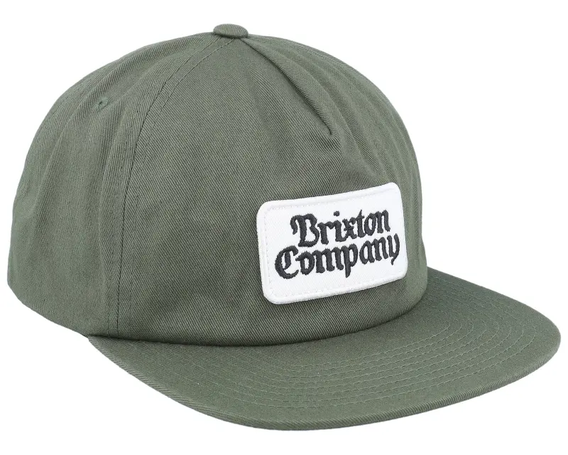 Brixton Norvell Dark Olive Snapback online