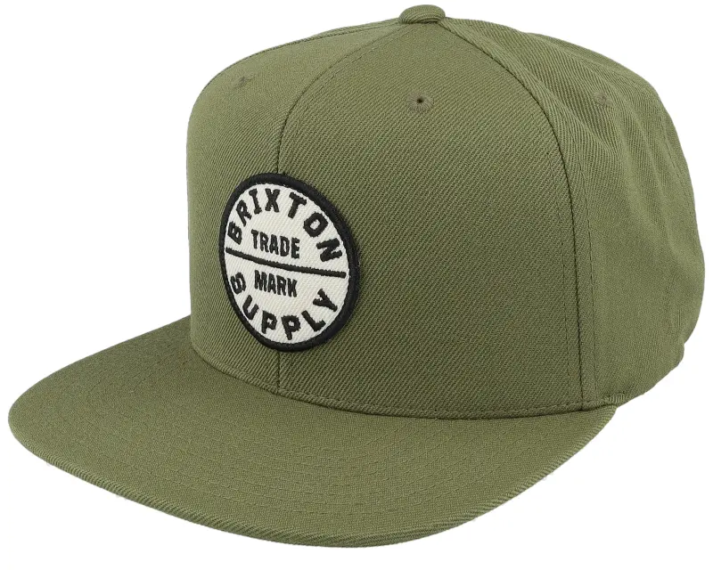 Brixton Oath III Olive Surplus/White Snapback online