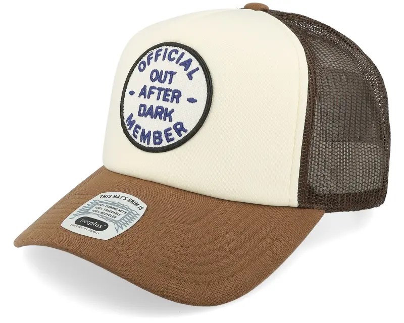 Brixton Out After Dark H Brown/White A-Frame Trucker online