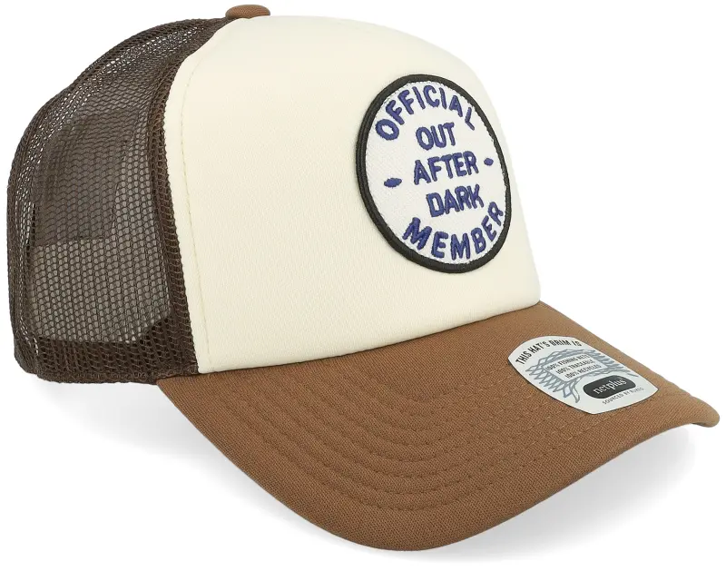 Brixton Out After Dark H Brown/White A-Frame Trucker online