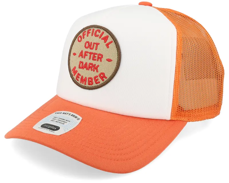 Brixton Out After Dark Tangerine/Off White A-Frame Trucker online