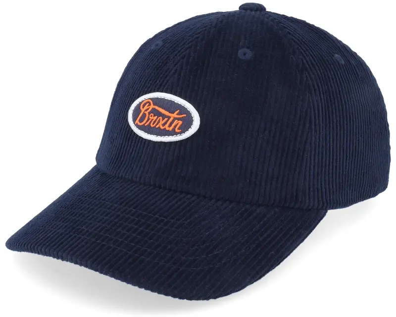 Brixton Parsons Cap Washed Navy/Caution Orange Dad Cap online