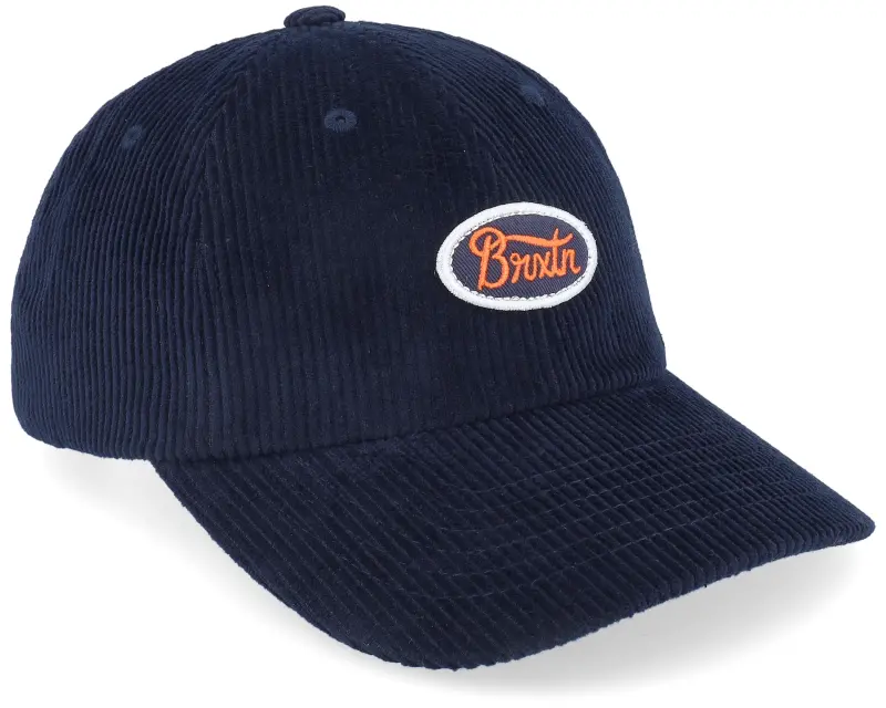 Brixton Parsons Cap Washed Navy/Caution Orange Dad Cap online