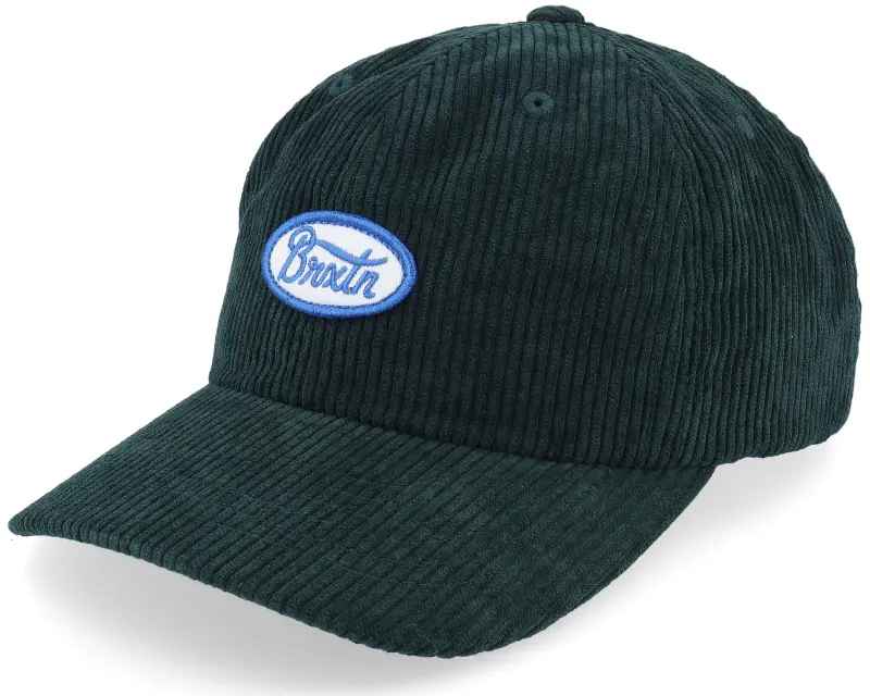 Brixton Parsons Low Profile Cap Emerald Corduroy Dad Cap online