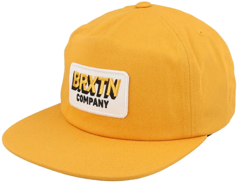 Brixton Payment Medium Profile Spruce Yellow Snapback online