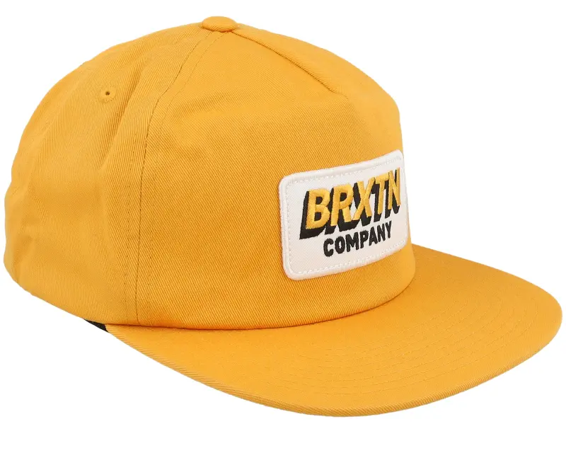 Brixton Payment Medium Profile Spruce Yellow Snapback online