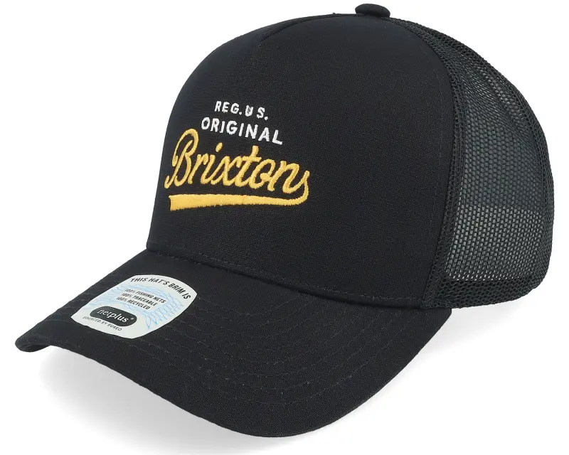 Brixton Postal Netplus Ha Black/Black Trucker online