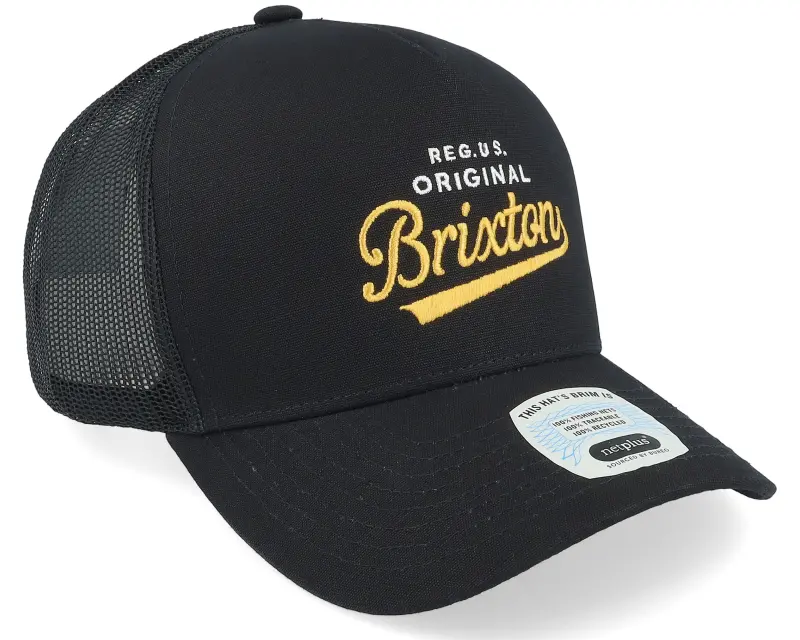 Brixton Postal Netplus Ha Black/Black Trucker online