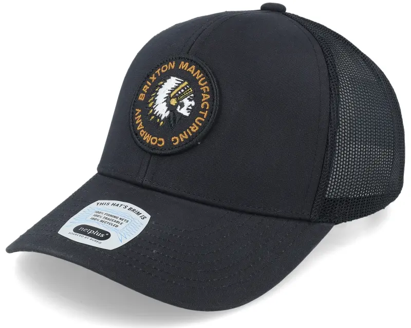 Brixton Rival Stamp Mesh Black Trucker online