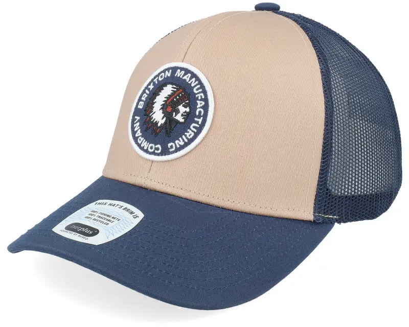 Brixton Rival Stamp X Mesh Washed Navy/Washed Navy Trucker online