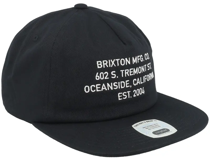 Brixton Union Ii Netplus Medium Profile Black Snapback online