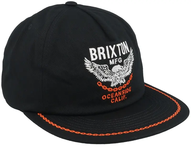 Brixton Waller High Profile Black Snapback online