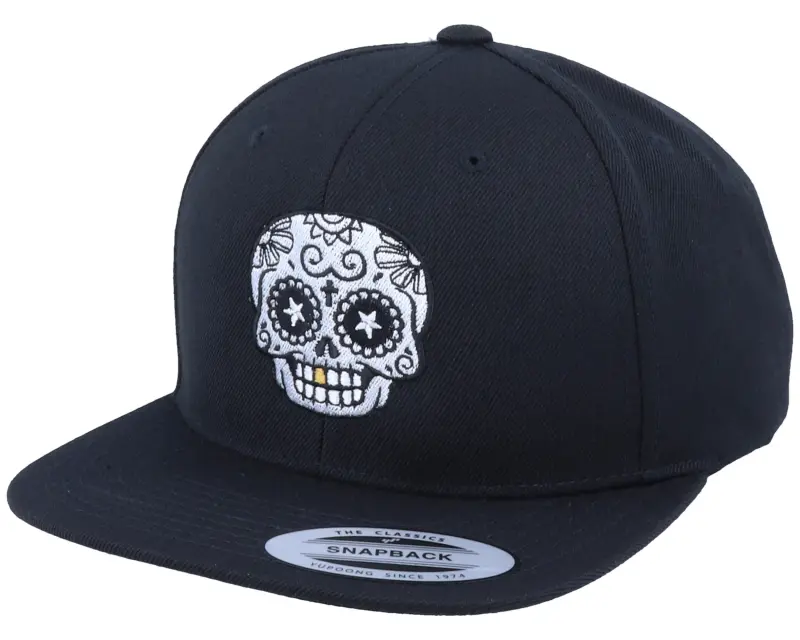 Calaveras Gold Tooth Skull Black Snapback online