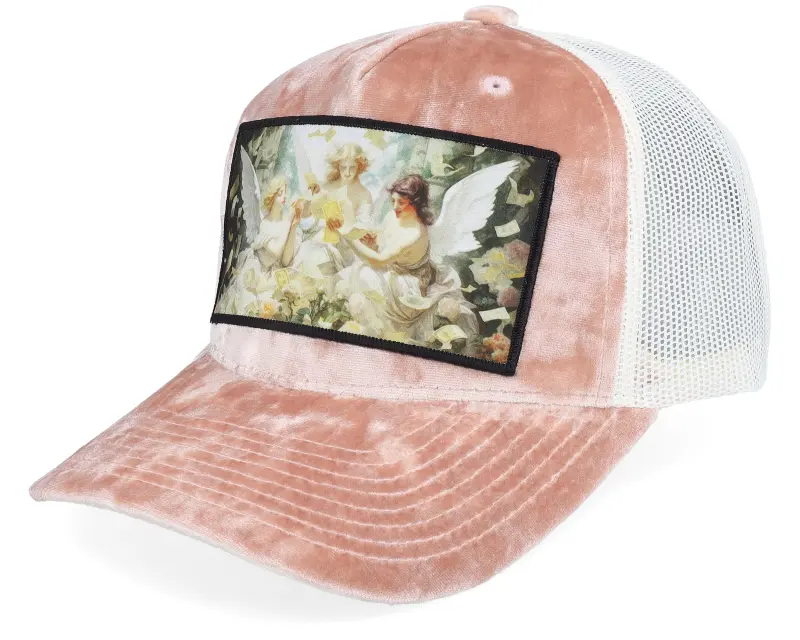 Calza Pennello Angels & Money Velvet Peach/Ivory A-frame Trucker online