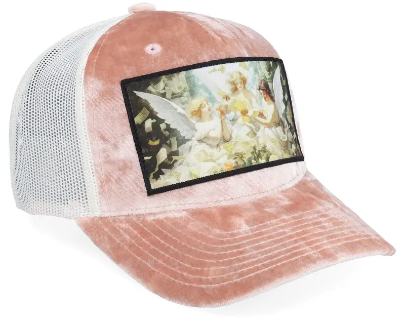 Calza Pennello Angels & Money Velvet Peach/Ivory A-frame Trucker online