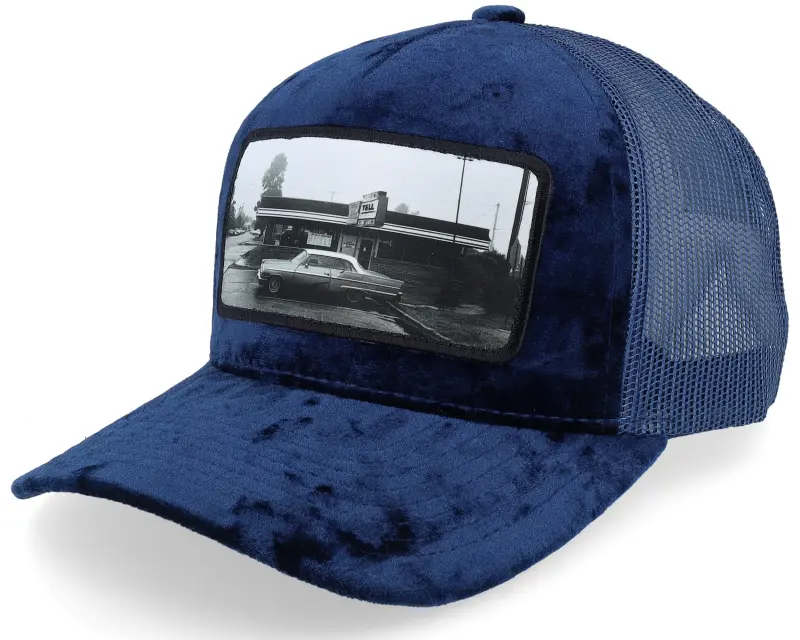 Calza Pennello Car & Drive-through Velvet Navy A-Frame Trucker online