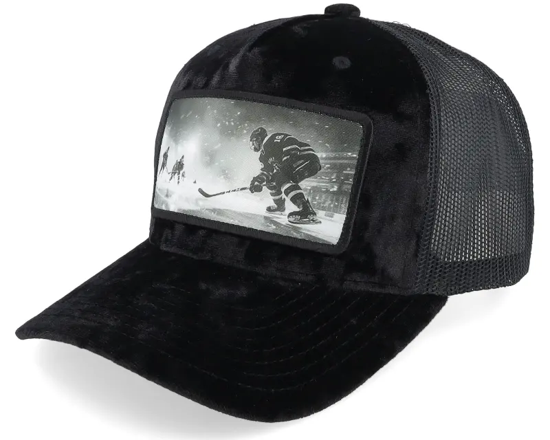 Calza Pennello Ice Hockey In Action Patch Velvet Black A-Frame Trucker online