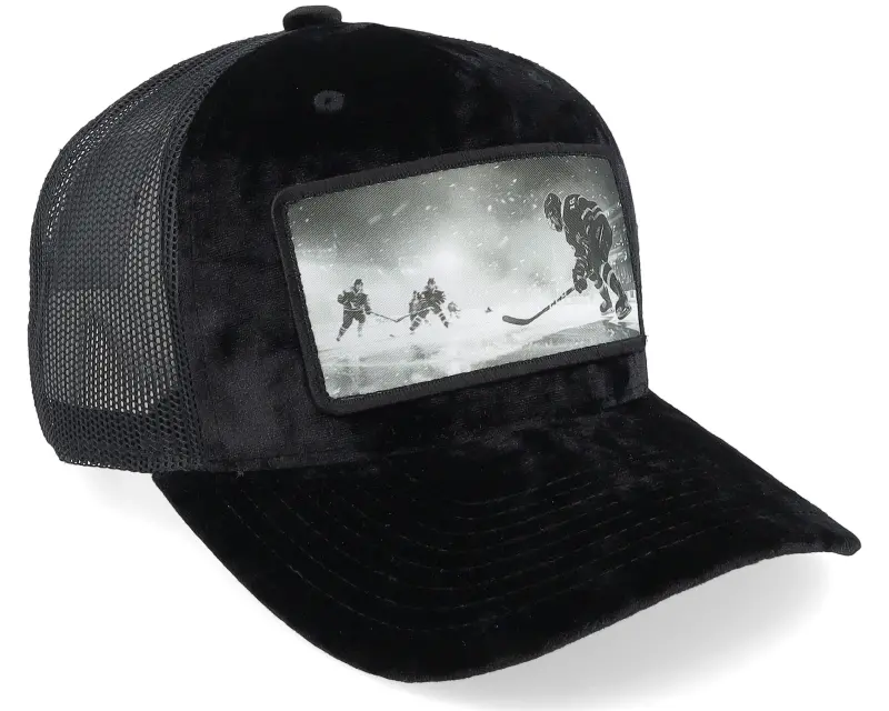 Calza Pennello Ice Hockey In Action Patch Velvet Black A-Frame Trucker online