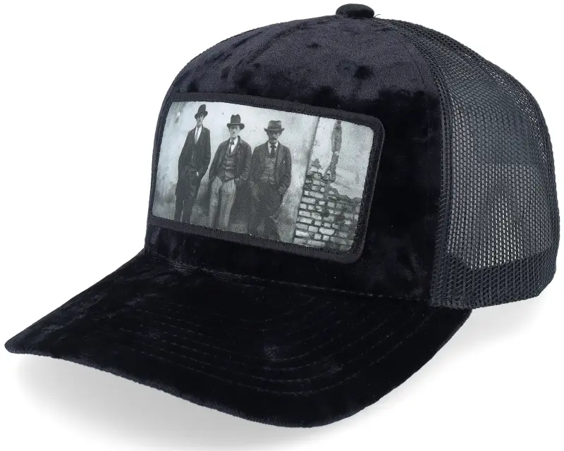 Calza Pennello Mob Gang Patch Velvet Black A-Frame Trucker online