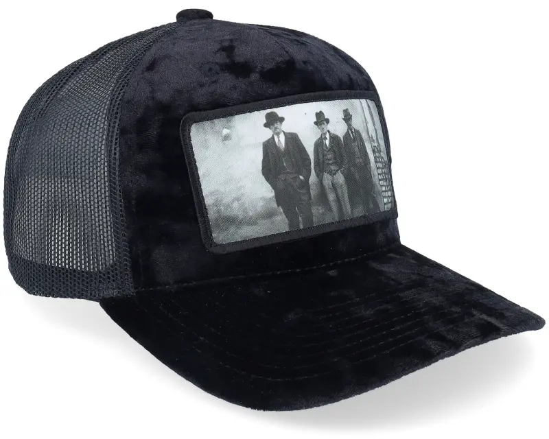 Calza Pennello Mob Gang Patch Velvet Black A-Frame Trucker online