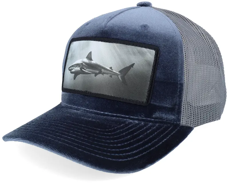 Calza Pennello Shark Big Patch Velvet Grey Trucker online