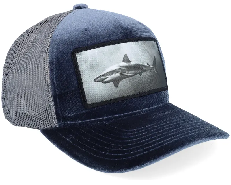 Calza Pennello Shark Big Patch Velvet Grey Trucker online