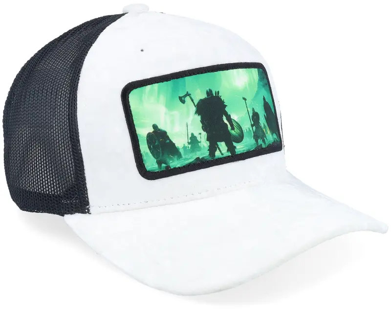 Calza Pennello Vikings Aurora Sky Velvet White/Black A-Frame Trucker online