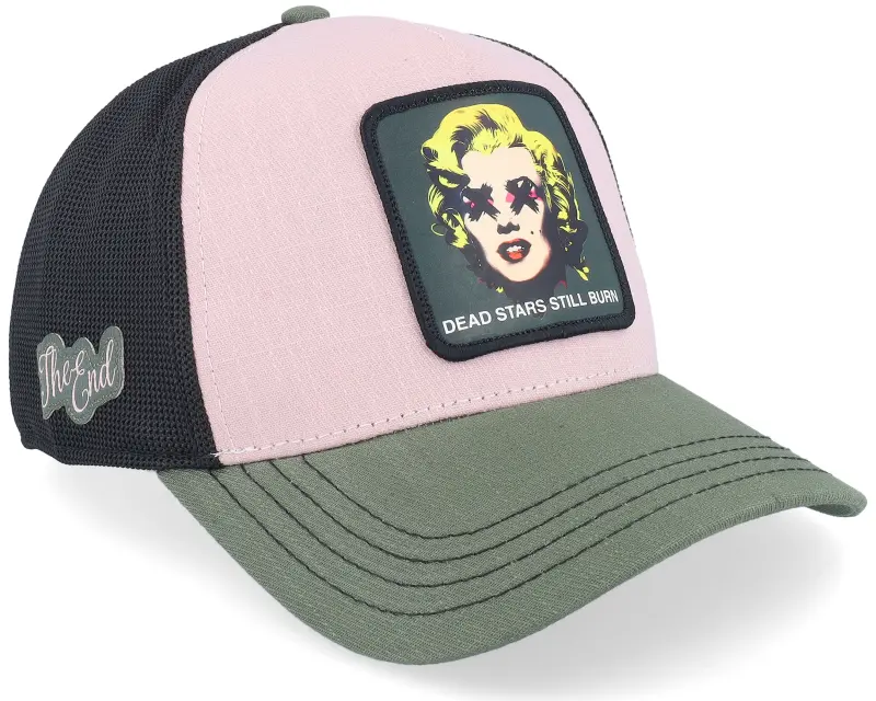Capslab Art Dead Star Black/Pink/Green A-Frame Trucker online