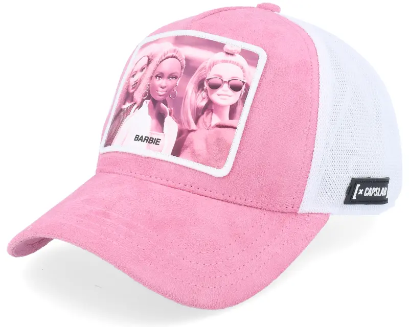 Capslab Barbie White/Pink Premium/White A-Frame Trucker online