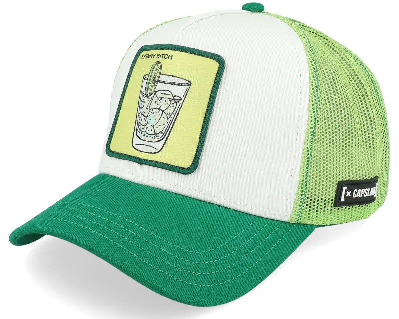 Capslab Cocktails Skinny Bitch Green/White Trucker online