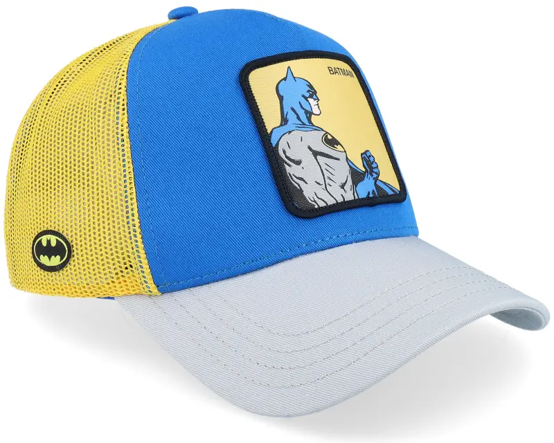 Capslab Dc Comics Batman Beige/Blue/Grey A-Frame Trucker online
