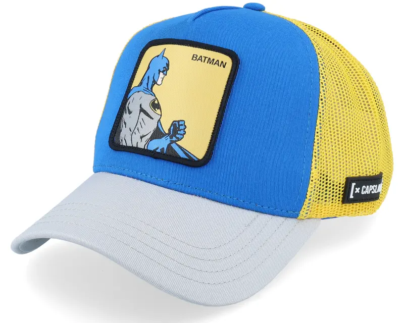 Capslab Dc Comics Batman Beige/Blue/Grey A-Frame Trucker online