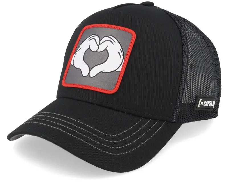 Capslab Disney Heart Hands Black Trucker online