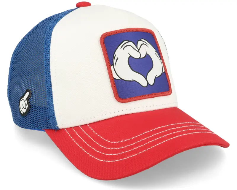 Capslab Disney Heart Hands White/Red/Blue Trucker online
