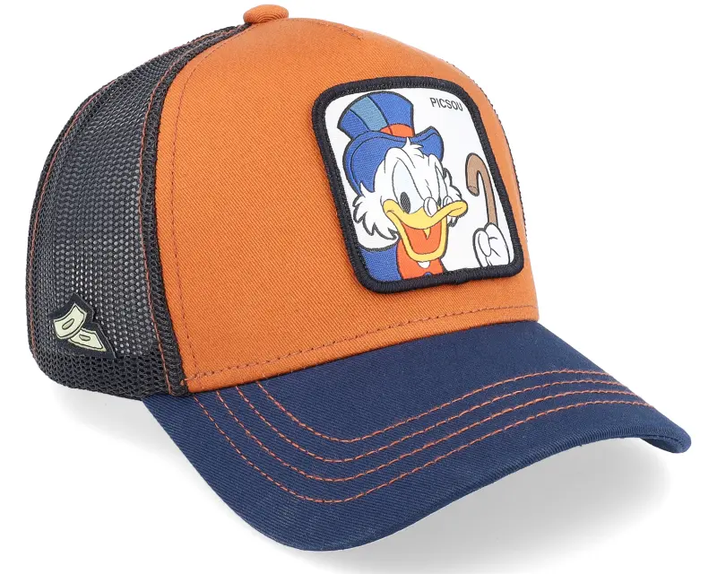 Capslab Disney Scrooge McDuck Brown/Navy/Black Trucker online