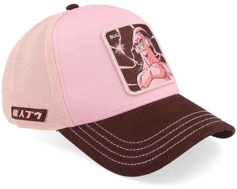 Capslab Dragon Ball Buu Premium Pink/Brown A-Frame Trucker online