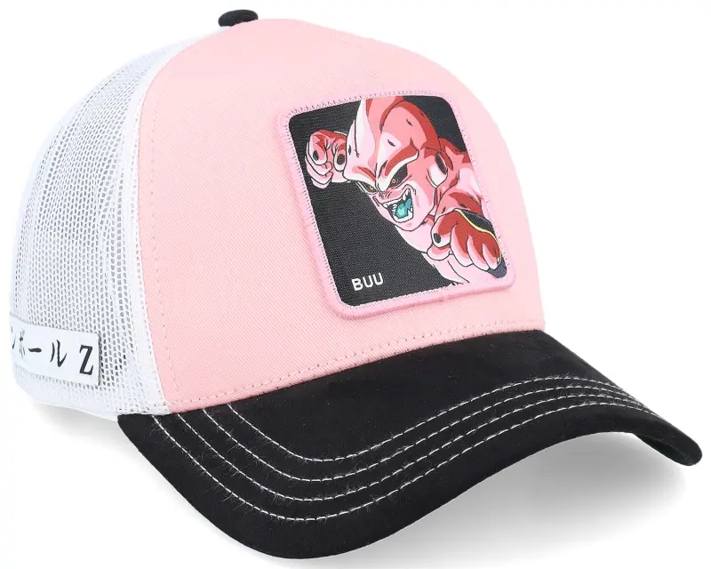 Capslab Dragon Ball Buu White/Pink Black A-Frame Trucker online
