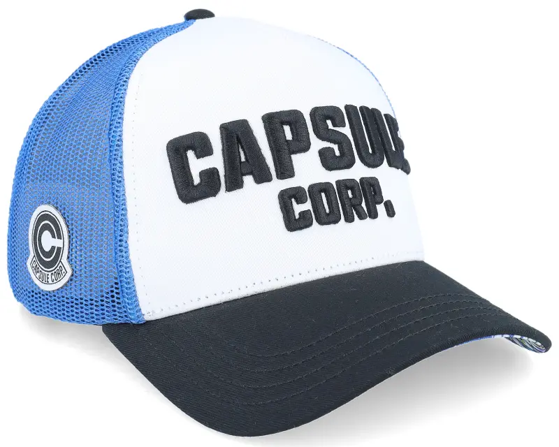Capslab Dragon Ball Capsule White/Blue/Black A-Frame Trucker online