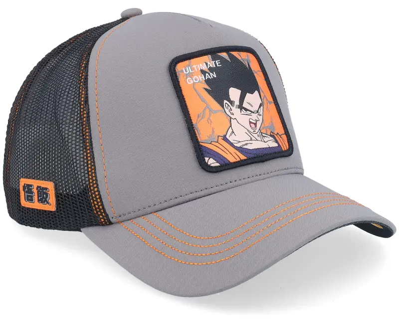 Capslab Dragon Ball Gohan Grey Premium A-Frame Trucker online