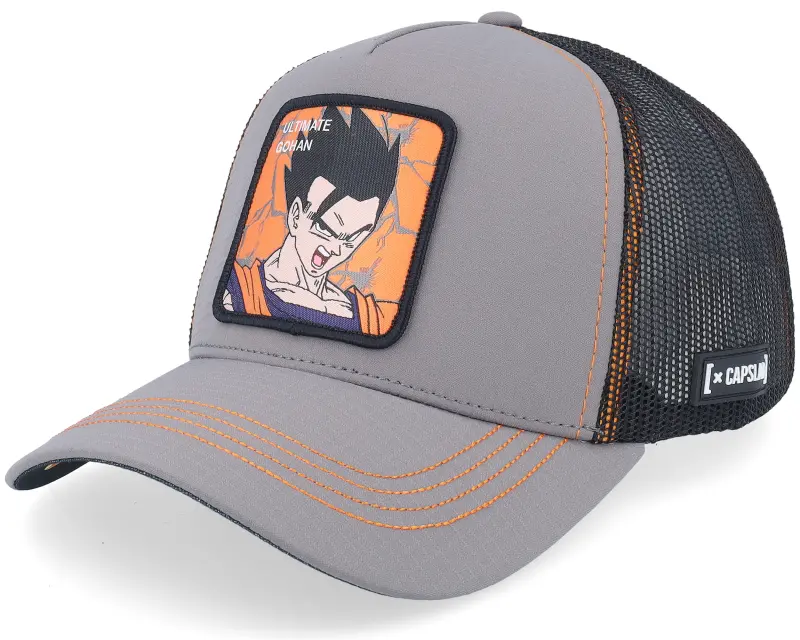 Capslab Dragon Ball Gohan Grey Premium A-Frame Trucker online