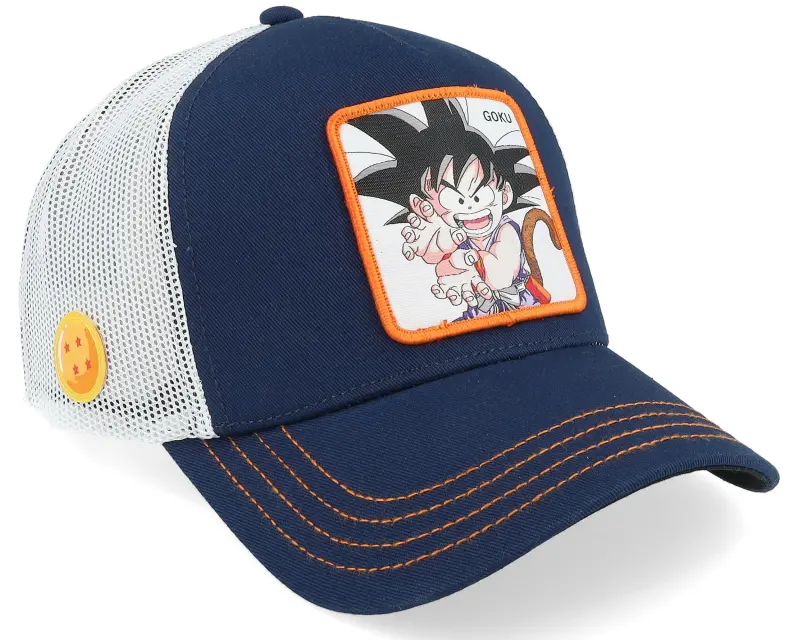 Capslab Dragon Ball Goku Blue A-Frame Trucker online
